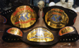World power lifting champion belts and WCW hardcore champion belts, Acid etch on copper with 24K gold plate and epoxy paint