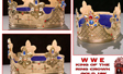 18K Gold crown with swarovski crystals. WWE king of the ring trophy