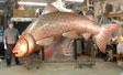 Fiberglass with Luminore copper and aluminum finish for McCormick and Schmicks seafood