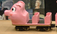 Pink Pig Train Prop