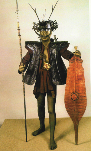 Java Warrior Life Size Figure Fiberglass. Smithsonian Museum Natural History 'Beyond The Java Sea' Exhibit 1990-1996